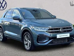 Blue Used 2024 VW T-Roc R-line SUV | £26,586 (Fair price)