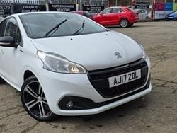 White Used 2017 Peugeot 208 GT-line Hatchback | £7,409 (Fair price)