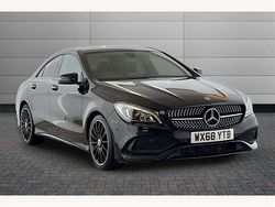 Black Used 2019 Mercedes CLA200 AMG line Coupe | £16,890 (Fair price)