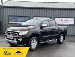 Black Used 2013 Ford Ranger Limited Pickup | £8,350