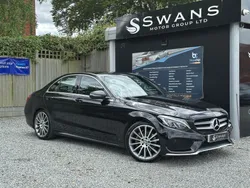 Black Used 2016 Mercedes C220 AMG line Sedan | £12,495 (Fair price)