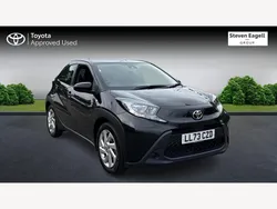 Black Used 2023 Toyota Aygo PURE Hatchback | £12,384 (Fair price)