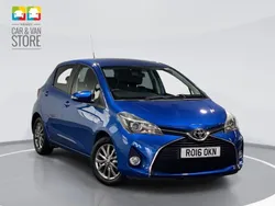 Blue Used 2016 Toyota Yaris Hatchback | £8,999 (Fair price)