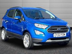 Desert island blue Used 2022 Ford Ecosport Titanium SUV | £12,895 (Fair price)