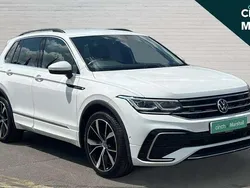 White Used 2021 VW Tiguan R-line SUV | £23,422 (A bit pricey)