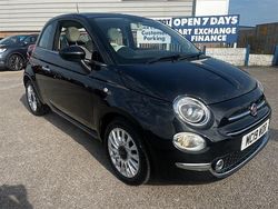 Black Used 2019 Fiat 500 Lounge Hatchback | £8,495 (Fair price)