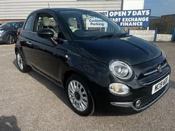 Black Used 2019 Fiat 500 Lounge Hatchback | £8,495 (Fair price)