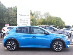 Blue Used 2020 Peugeot e-208 GT-line Hatchback | £10,564 (Good price)