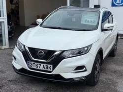 White Used 2017 Nissan Qashqai N-Connecta SUV | £9,499 (Fair price)