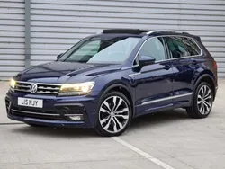 Blue Used 2017 VW Tiguan R-line SUV | £14,795 (Fair price)