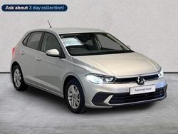 Silver Used 2022 VW Polo Life Hatchback | £14,457 (Fair price)