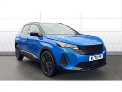 Blue Used 2021 Peugeot 3008 Premium SUV | £17,995 (Fair price)