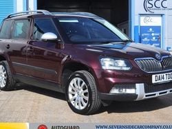 Maroon Used 2014 Skoda Yeti SE SUV | £6,495 (Fair price)