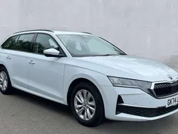 White Used 2024 Skoda Octavia SE Technology Estate | £21,490 (A bit pricey)