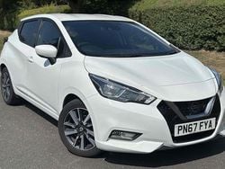 White Used 2017 Nissan Micra N-Connecta Hatchback | £7,490 (Fair price)