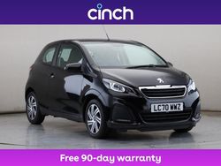 Black Used 2020 Peugeot 108 Active Hatchback | £8,449 (A bit pricey)