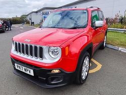 Red Used 2017 Jeep Renegade Limited SUV | £7,495 (Fair price)
