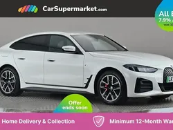 White New 2024 BMW i4 M Sport Sedan | £36,197 (Expensive)