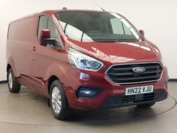 Red Used 2022 Ford Transit Custom Limited Van | £25,098 (Fair price)