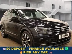Black Used 2018 VW Tiguan R-line SUV | £16,599 (Fair price)
