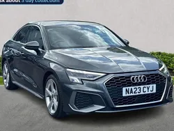 Grey Used 2023 Audi A3 S-Line Sedan | £24,730 (Fair price)