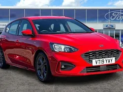 Red Used 2019 Ford Focus ST-Line Hatchback | £11,295 (Fair price)