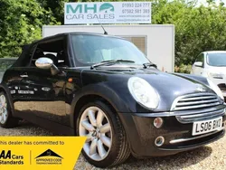 Black Used 2006 Mini Cooper Cabriolet Cabriolet | £1,295 (Good price)