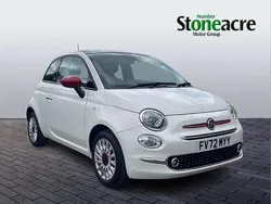 White Used 2022 Fiat 500 Red Hatchback | £10,795 (Fair price)