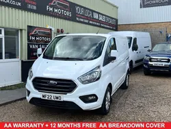 White Used 2022 Ford Transit Custom Limited Van | £14,900 (Good price)