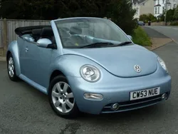 Silver blue Used 2004 VW Beetle Cabriolet | £5,195 (Fair price)