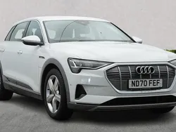 White Used 2020 Audi e-tron Comfort SUV | £19,155 (Fair price)