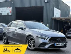 Grey Used 2018 Mercedes A180 AMG line Hatchback | £15,190 (Expensive)