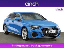 Blue Used 2021 Audi A3 S-Line Hatchback | £17,999 (Fair price)