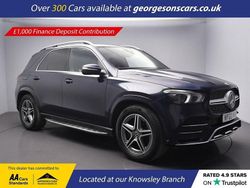 Blue Used 2022 Mercedes GLE350 AMG line SUV | £33,000