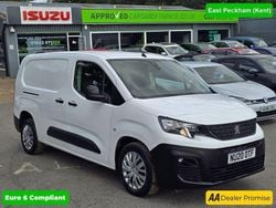 White Used 2020 Peugeot Partner Premium Van | £11,999 (Expensive)