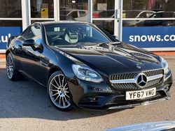 Black Used 2017 Mercedes SLC200 AMG line Cabriolet | £16,995 (Fair price)