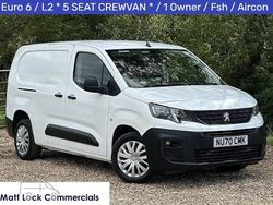 White Used 2020 Peugeot Partner MPV | £8,495 (Fair price)