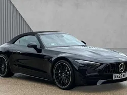 Black Used 2025 Mercedes SL43 AMG Premium Plus Cabriolet | £87,990