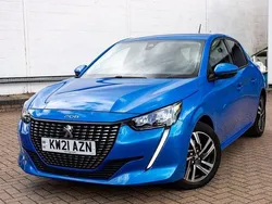 Blue Used 2021 Peugeot 208 Allure Hatchback | £11,450 (Fair price)