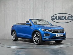 Blue Used 2021 VW T-Roc Cabriolet R-line Cabriolet | £23,799 (Fair price)