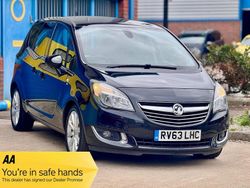 Black Used 2013 Vauxhall Meriva MPV | £3,750 (A bit pricey)