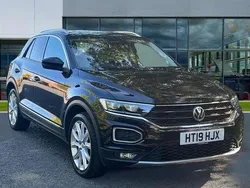 Deep black pearl Used 2019 VW T-Roc SEL SUV | £16,189 (Fair price)