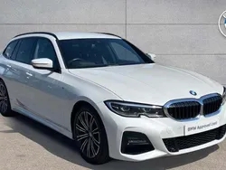 White Used 2021 BMW 320 M Sport Estate | £25,759 (Fair price)