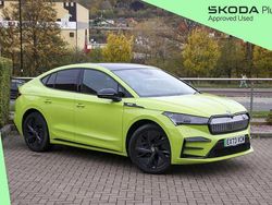 Hyper green Used 2023 Skoda Enyaq iV vRS SUV | £30,990 (Fair price)