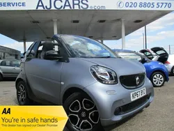 Black Used 2017 Smart ForTwo Cabrio Premium Cabriolet | £9,800 (Fair price)