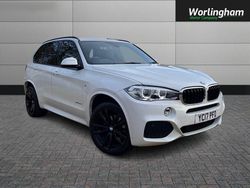 White Used 2017 BMW X5 M Sport SUV | £24,995 (Fair price)