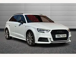 Ibis white Used 2017 Audi A3 Black Edition Hatchback | £12,495 (Good price)