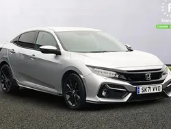 Silver Used 2021 Honda Civic Sport Hatchback | £18,499 (Fair price)