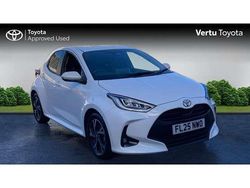 White Used 2025 Toyota Yaris Hybrid Design Hatchback | £19,490 (Fair price)