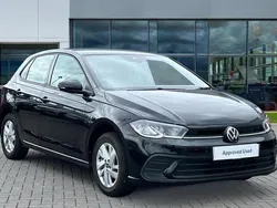 Deep black pearl Used 2021 VW Polo Life Hatchback | £14,110 (Fair price)